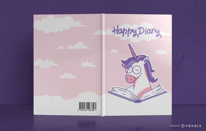 Unicorn Diary Book Cover Design Unicorn Diary Book Cover Design