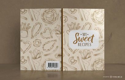 Sweet Recipe Book Cover Design Sweet Recipe Book Cover Design