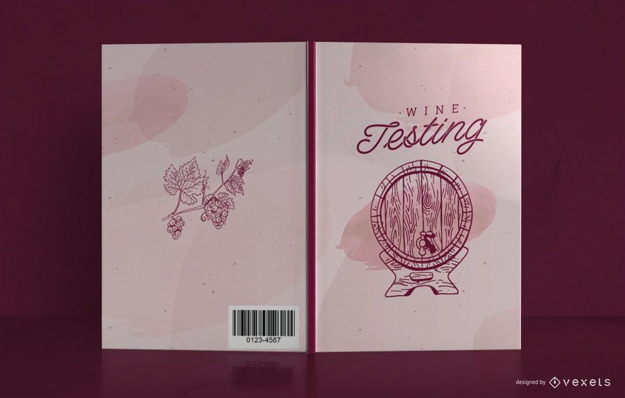 Wine Journal Book Cover Design Wine Journal Book Cover Design