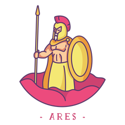 ares greek god of war symbol