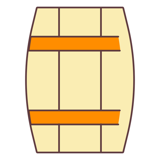 Icono de barril Diseño PNG