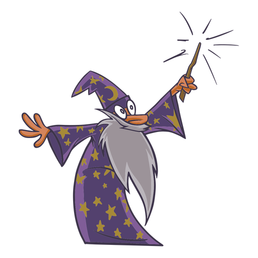 Character wizard PNG Design