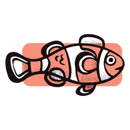 Imagem do peixe palhaço Desenho PNG