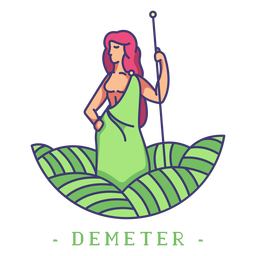 Demeter greek god demeter PNG Design