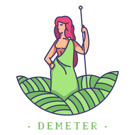 Demeter dios griego demeter Diseño PNG