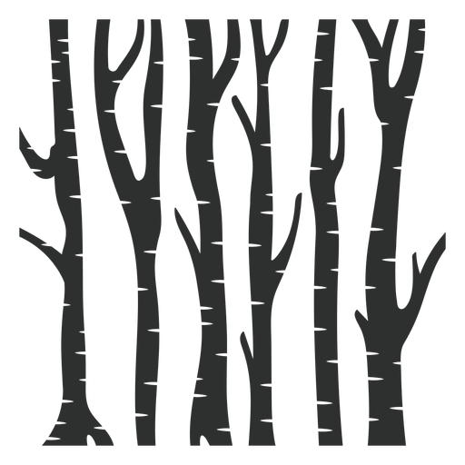 Download Forest black trees - Transparent PNG & SVG vector file