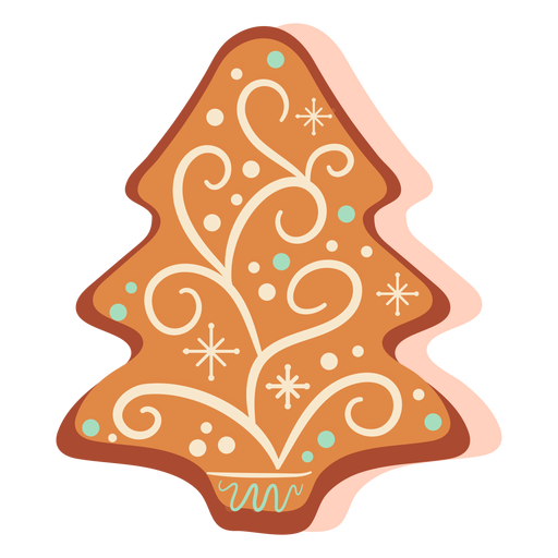 Gingerbread cookie christmas tree