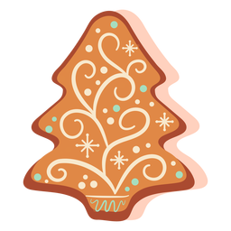 Árvore de natal de biscoito de gengibre Desenho PNG