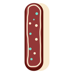Letra de gengibre i Desenho PNG