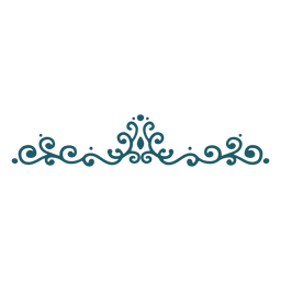 Teiler der grünen Verzierung PNG-Design