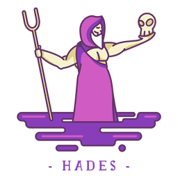 Hades greek god PNG Design