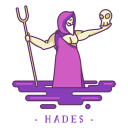 Hades griechischer Gott PNG-Design