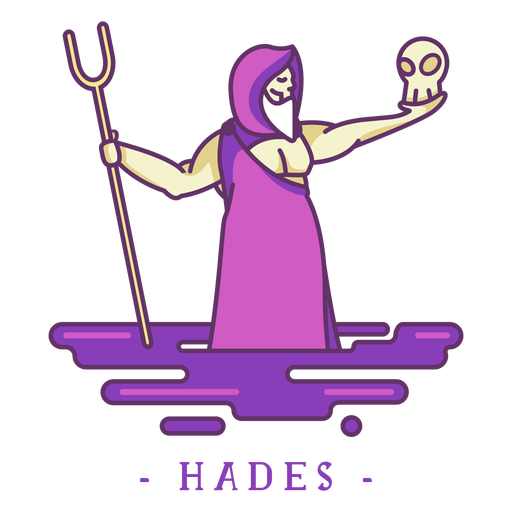 Hades griechischer Gott PNG-Design
