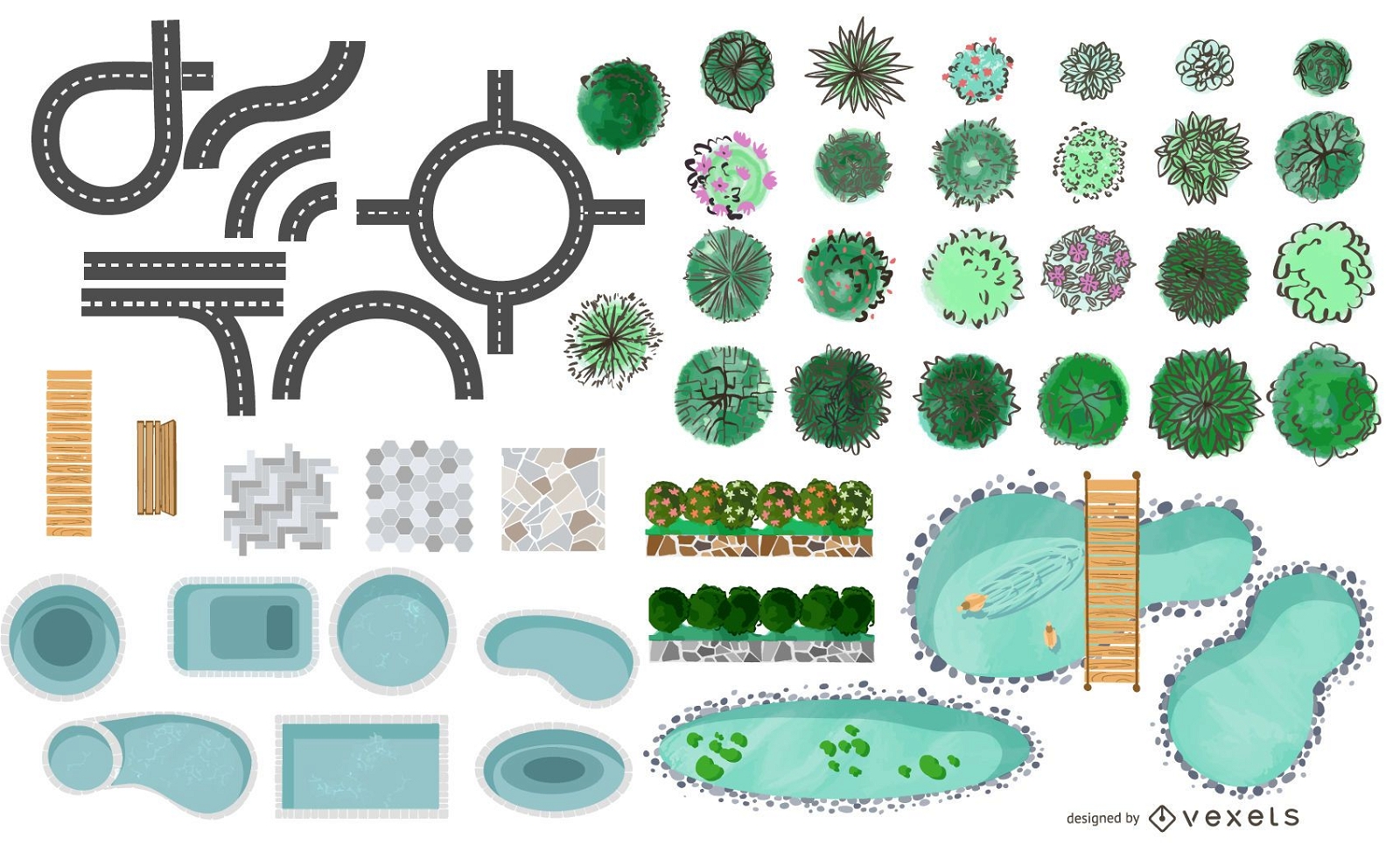 Urban Architecture Park Element Pack