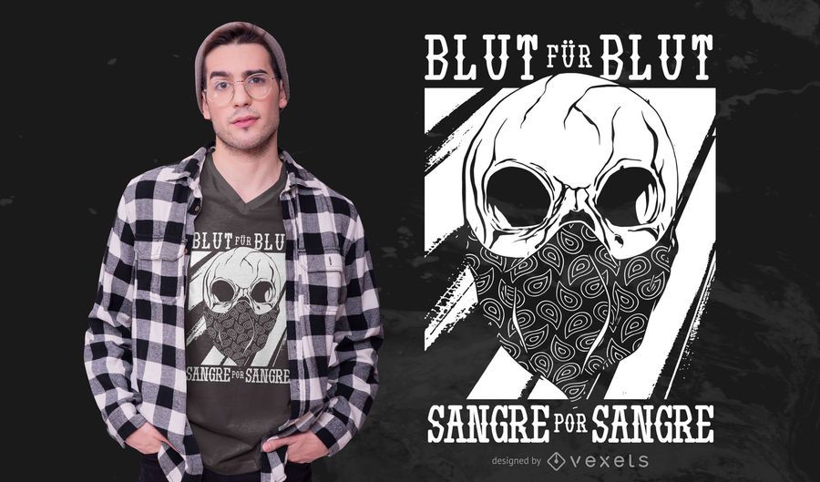 Skull Quote T-shirt Design Skull Quote T-shirt Design