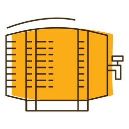 Icon beer barrel keg