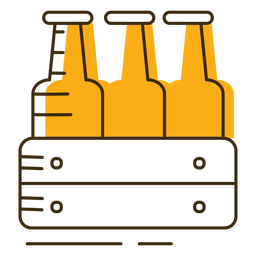 Icon Bierflaschen PNG-Design