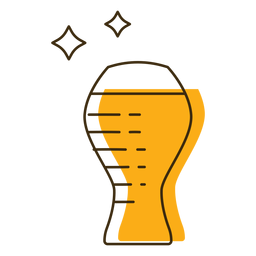 Icon beer glass mug PNG Design
