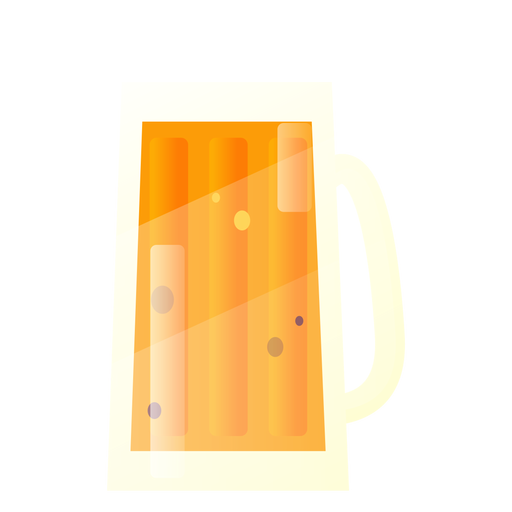 Illustration beer mug design PNG Design