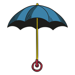 Design PNG E SVG De Guarda chuva De Ilustração Para Camisetas