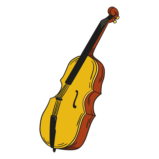 Illustration violin PNG Design