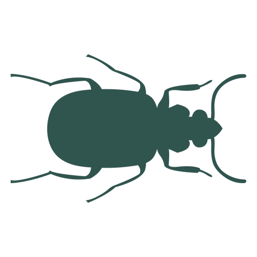 Insekten-Silhouette-Käfer PNG-Design