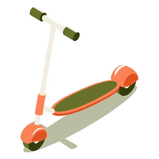 Isometric transport scooter PNG Design