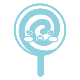 Kawaii angry lollipop PNG Design