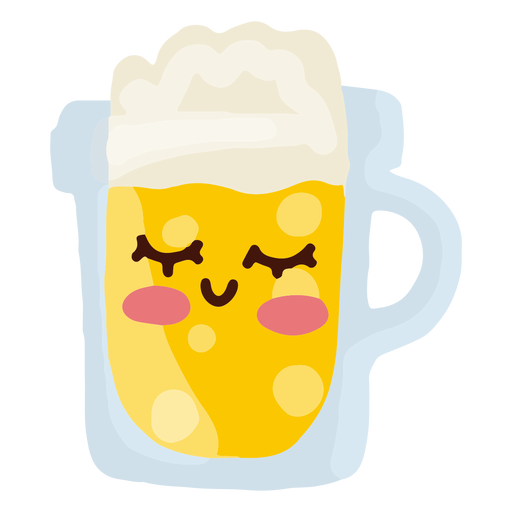 Kawaii Bierkrug Charakter Transparenter Png Und Svg Vektor