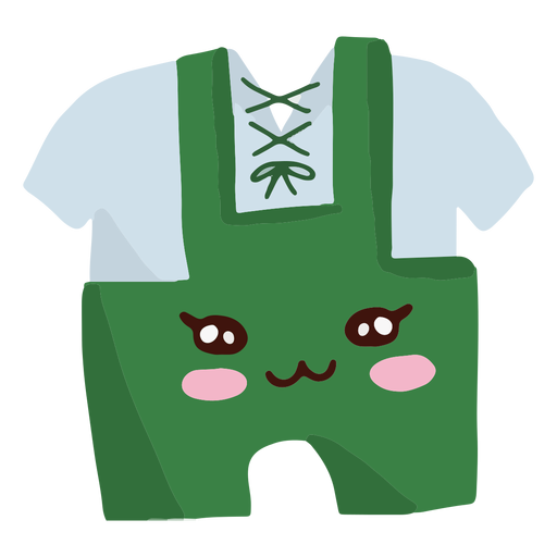 Kawaii Charakter Oktoberfest Kostüm PNG-Design