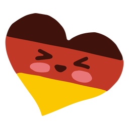Kawaii personaje oktoberfest corazón alemán Diseño PNG