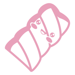Doce de marshmallow Kawaii Desenho PNG