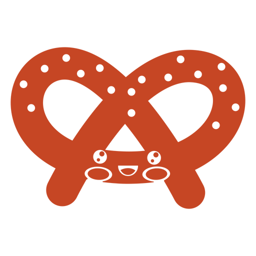 Kawaii pretzel Transparent PNG & SVG vector file