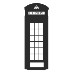 London call box Desenho PNG