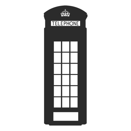 Londoner Telefonzelle PNG-Design