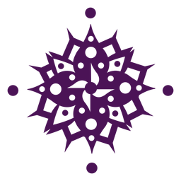 Símbolos de mandala violeta indio Diseño PNG Transparent PNG