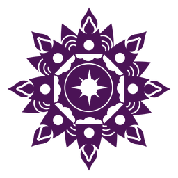 Mandala diwali violeta Diseño PNG Transparent PNG
