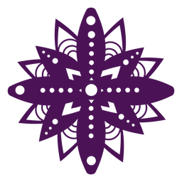 Símbolos de mandala violeta diwali Diseño PNG