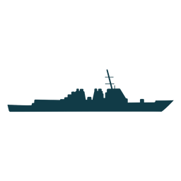 Navy ships silhouette vessel PNG Design