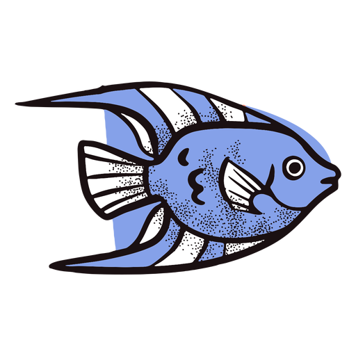 Ocean animal exotic fish PNG Design