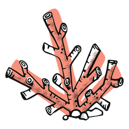 Ocean coral PNG Design