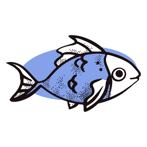 Lindo pez océano Diseño PNG