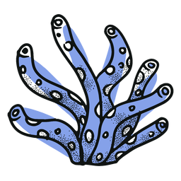 Ocean reefs blue PNG Design