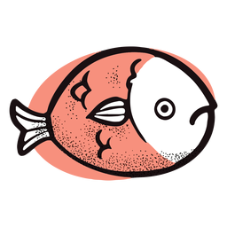 Ozean Seefisch PNG-Design