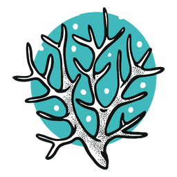 Ozeanalgengrünalge PNG-Design