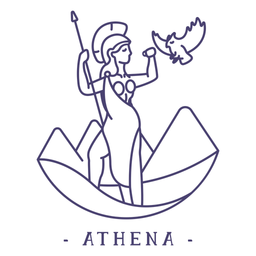 Stroke greek god athena