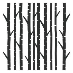 Árboles selva negra Diseño PNG