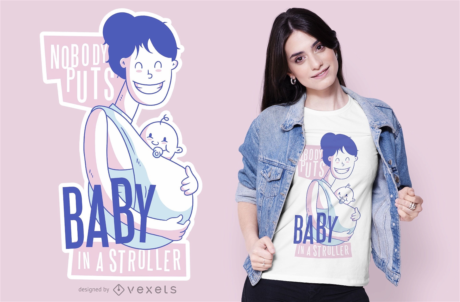 Baby quote t-shirt design