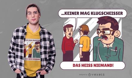 Smartass Deutsch Zitat T-Shirt Design
