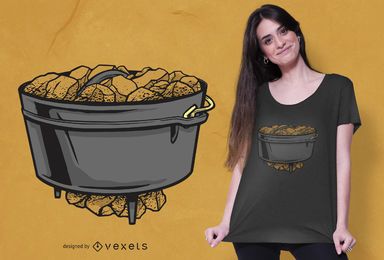 Diseño de camiseta de horno holandés Diseño de camiseta de horno holandés